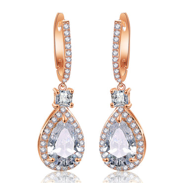 Bold Exaggerated Micro-pave Cubic Zirconia Earrings For Women - Zentrova - Alternative View Bold Exaggerated Micro-pave Cubic Zirconia Earrings For Women - Zentrova - Alternative View