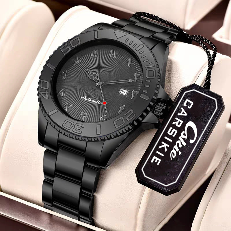 Luminous Mens Sports Mechanical Watch With Date Display And Water Resistance - Zentrova Luminous Mens Sports Mechanical Watch With Date Display And Water Resistance - Zentrova