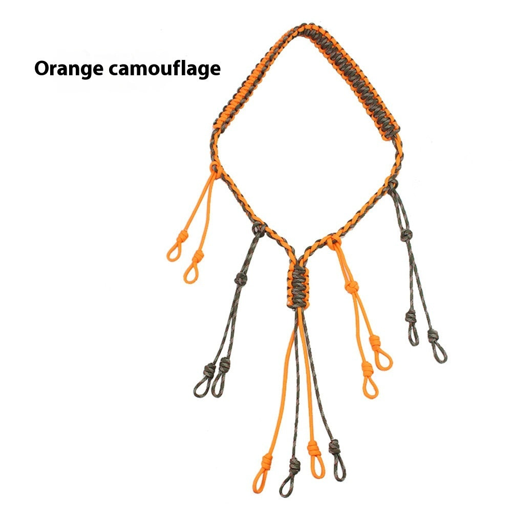 Outdoor Tactics Equipment Parachute Cord Collar Whistle Lanyard - Zentrova Outdoor Tactics Equipment Parachute Cord Collar Whistle Lanyard - Zentrova