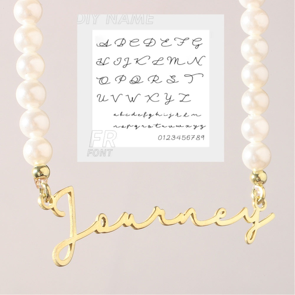 DIY Personalized English Name Design Titanium Steel Necklace - Zentrova DIY Personalized English Name Design Titanium Steel Necklace - Zentrova