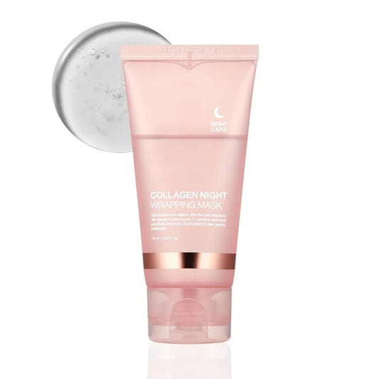 Face Night Mask Collagen Wrapping Mask Natural Ingredients Firming Elasticity & Hydration Anti-wrinkle For Skin Care - Zentrova Face Night Mask Collagen Wrapping Mask Natural Ingredients Firming Elasticity & Hydration Anti-wrinkle For Skin Care - Zentrova