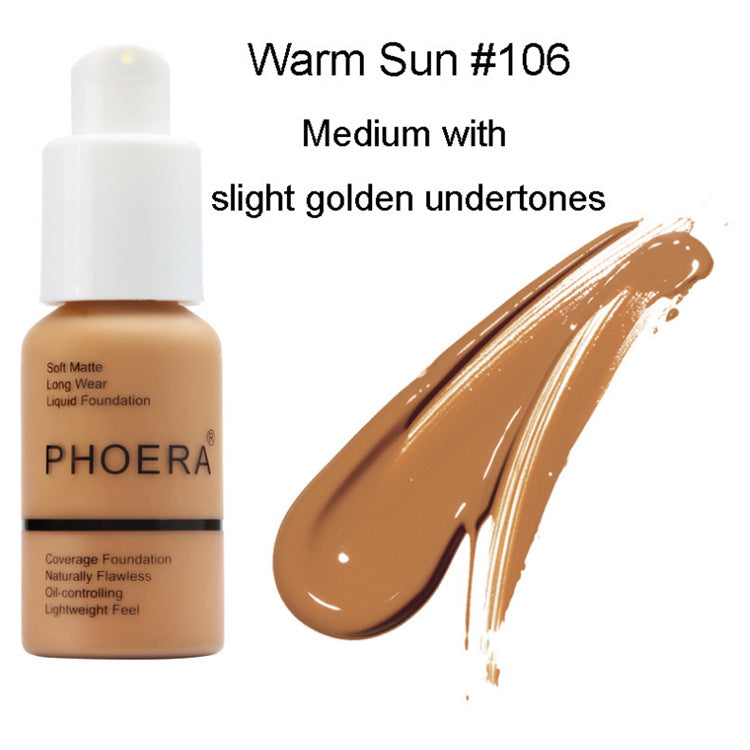 Explosive Press Type Oil Control Natural Color Matte Concealer Foundation Cream - Zentrova Explosive Press Type Oil Control Natural Color Matte Concealer Foundation Cream - Zentrova