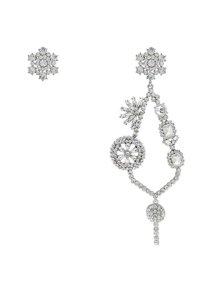 Flower key earrings women - Zentrova Flower key earrings women - Zentrova