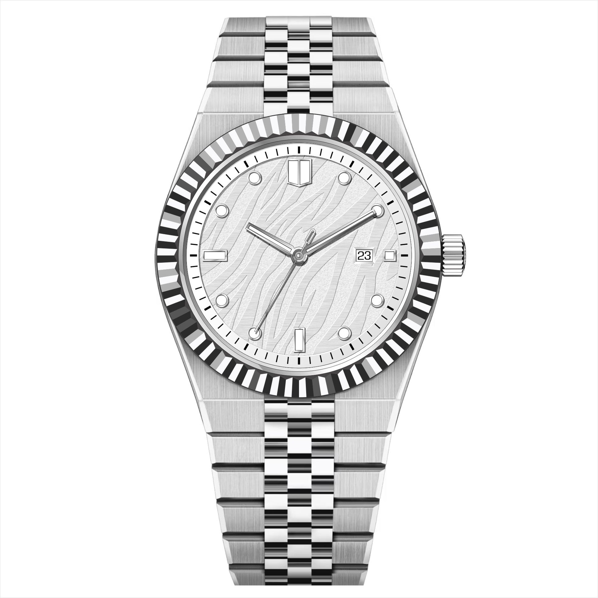 High-End Business Steel-Strap Mens Quartz Watch - Zentrova High-End Business Steel-Strap Mens Quartz Watch - Zentrova