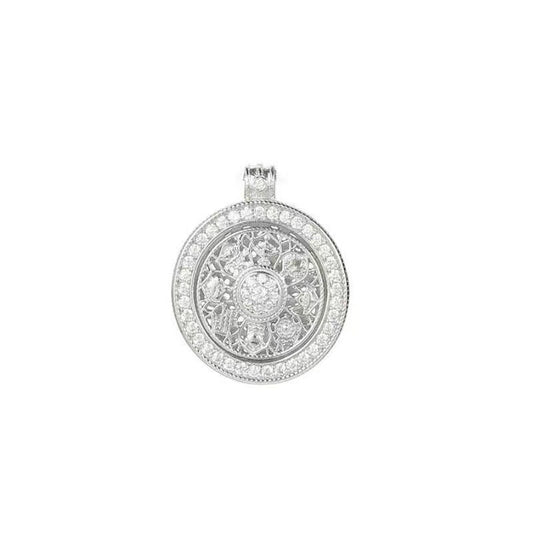 Eight Treasures Compass Rotating Necklace - Zentrova Eight Treasures Compass Rotating Necklace - Zentrova