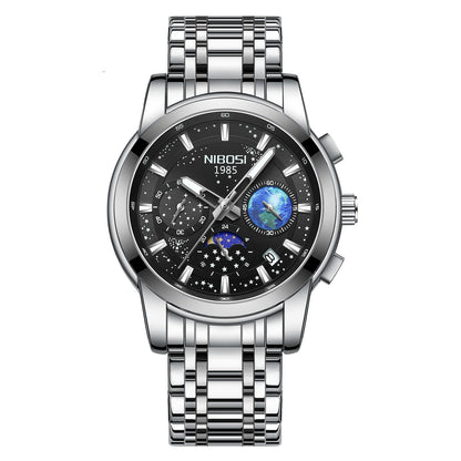 Steel Belt Men's Business Quartz Watch - Zentrova