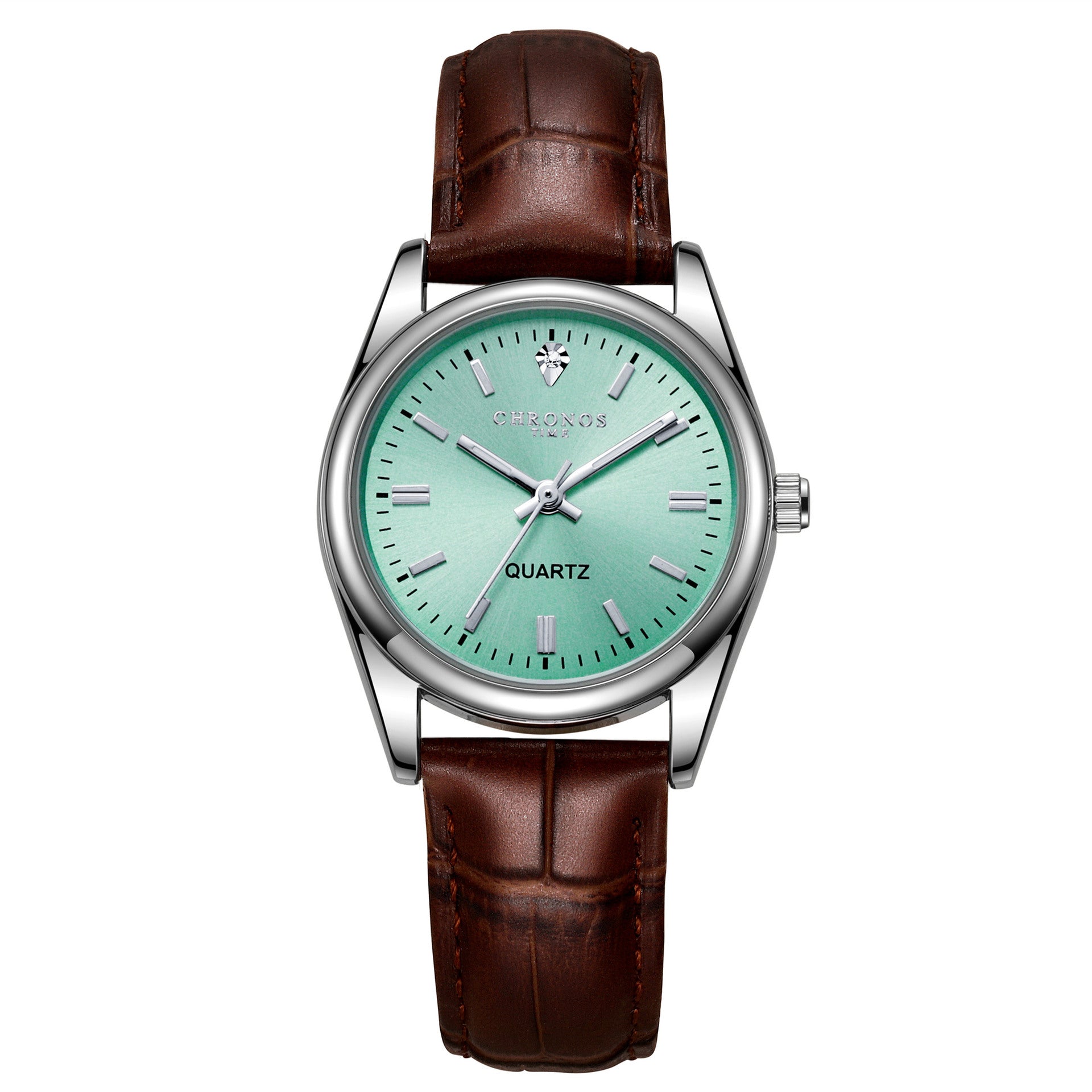 Womens Fashion Wristwatch With A Genuine Leather Strap And Luminous Quartz Movement - Zentrova