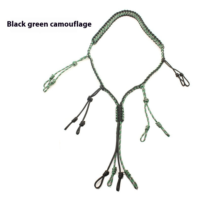 Outdoor Tactics Equipment Parachute Cord Collar Whistle Lanyard - Zentrova