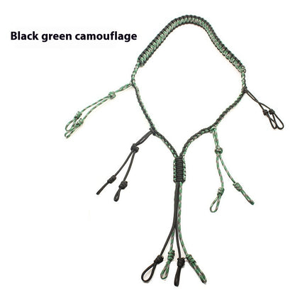 Outdoor Tactics Equipment Parachute Cord Collar Whistle Lanyard - Zentrova