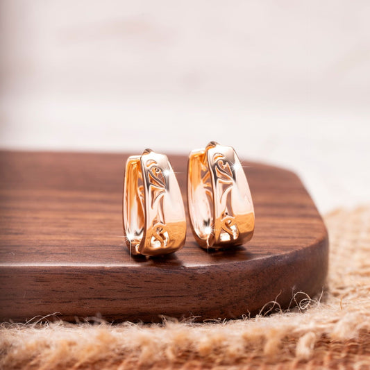 Personalized Simple Hollow Carved Women's Earrings - Zentrova