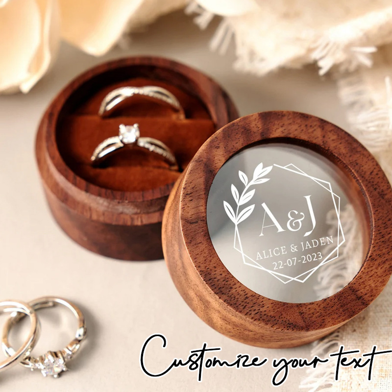 Wedding Season Ring Proposal Ceremony Box - Zentrova