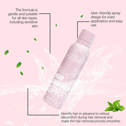 Hair Identifier Spray Set For Face Shaving Moisturizing Dermaplaner Spray For Face Shaving Skin Care - Zentrova