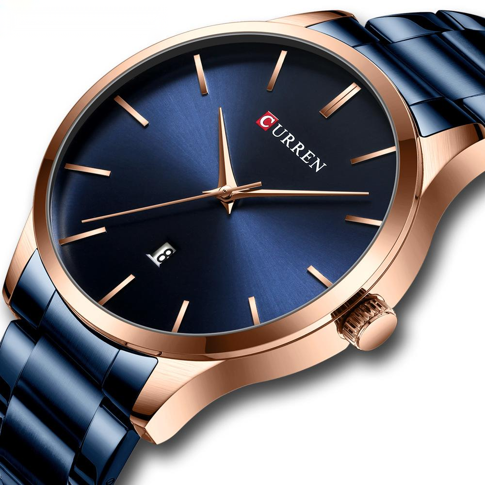 Men's Simple Large Dial Quartz Watch - Zentrova