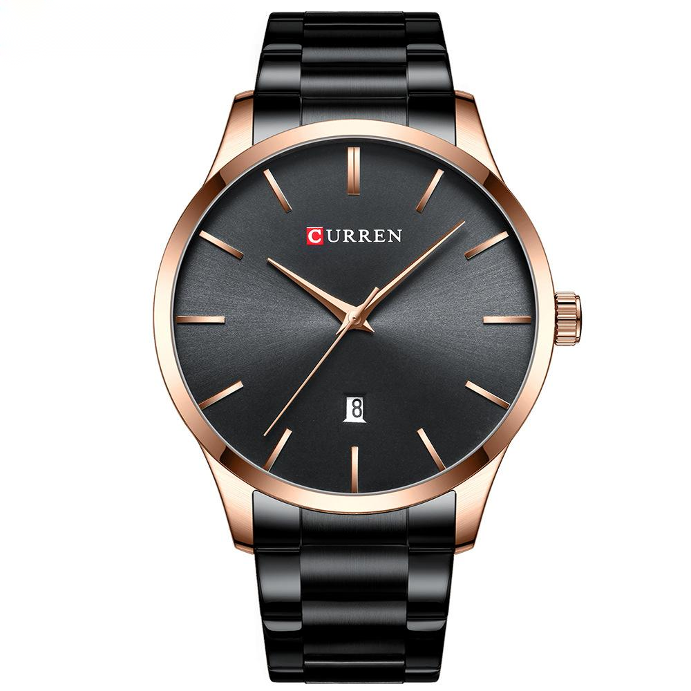 Men's Simple Large Dial Quartz Watch - Zentrova