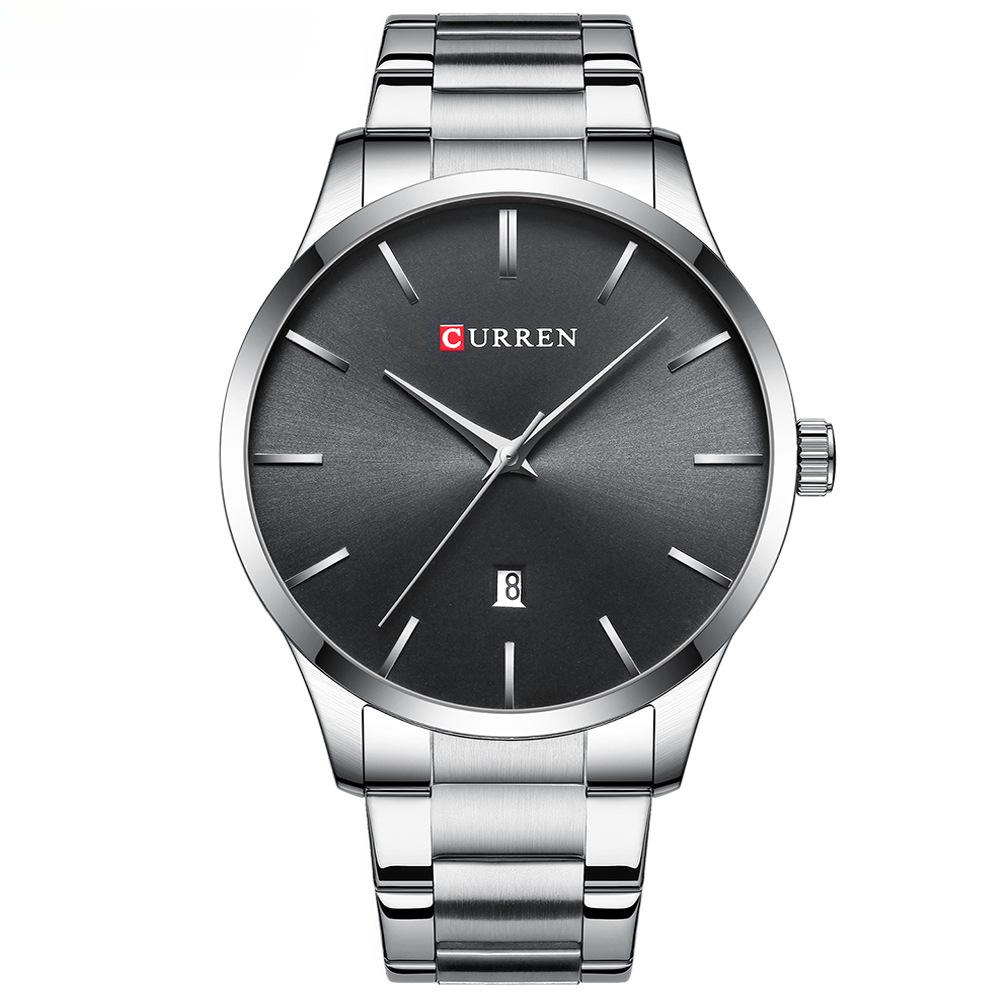 Men's Simple Large Dial Quartz Watch - Zentrova