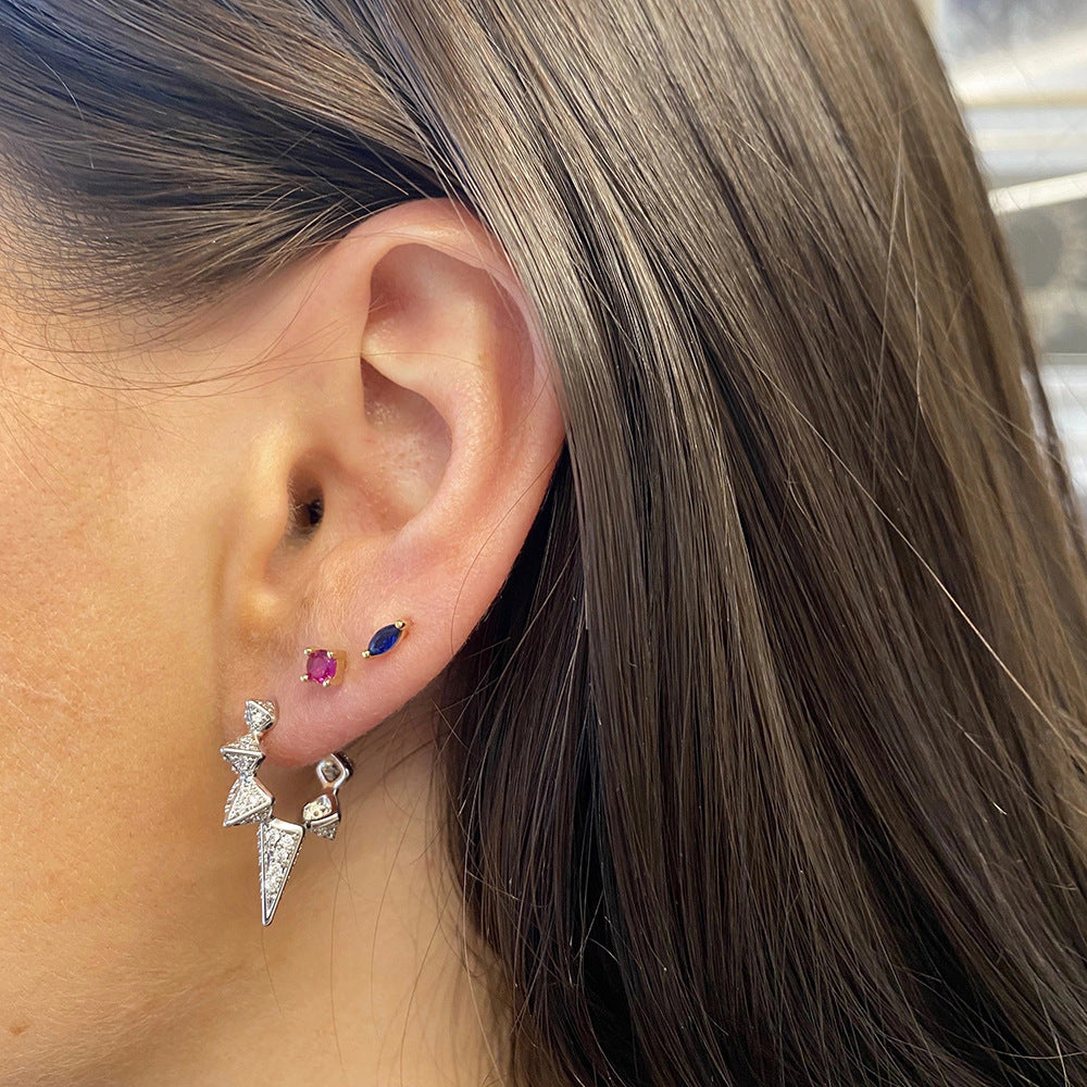 European And American Retro Triangle Earrings - Zentrova