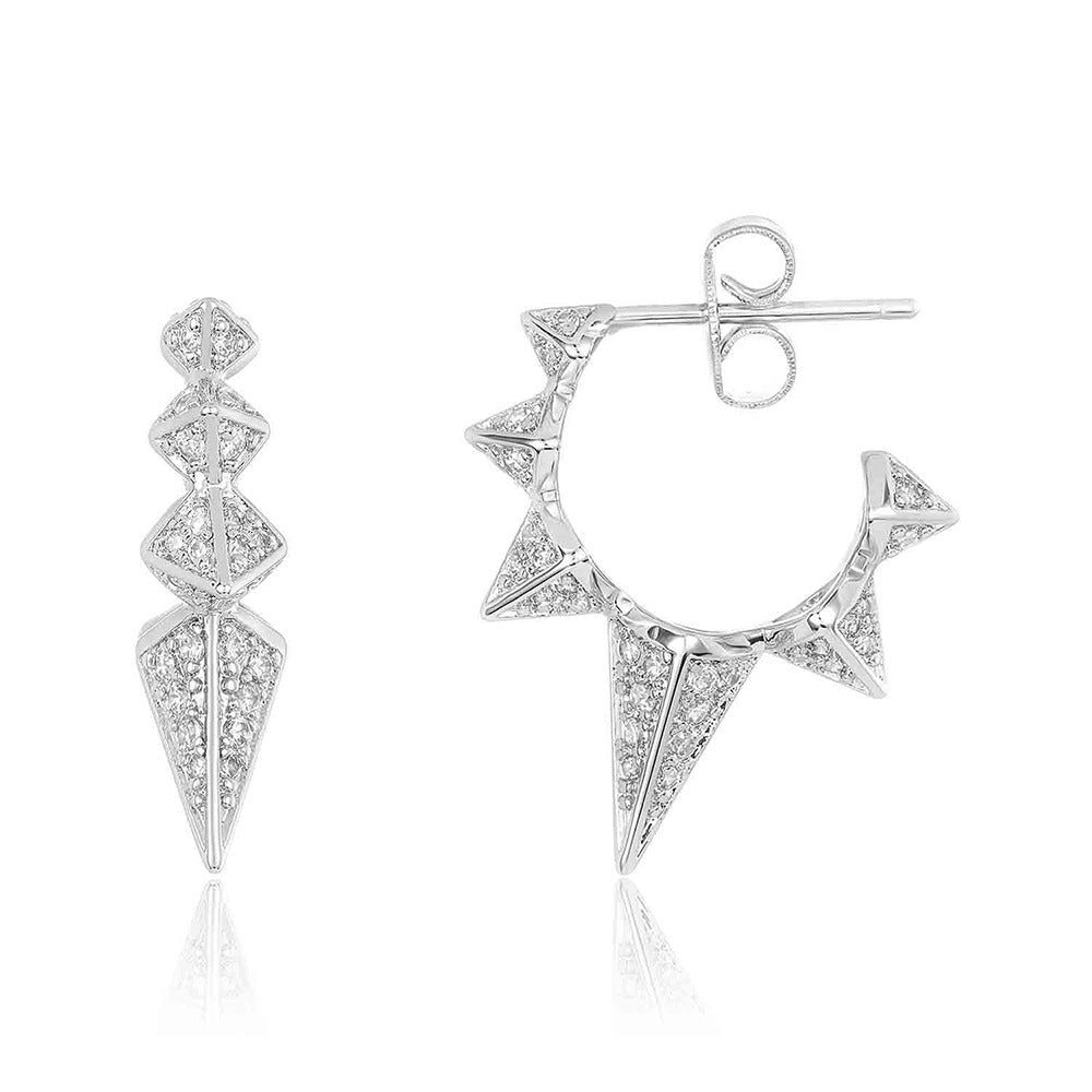 European And American Retro Triangle Earrings - Zentrova
