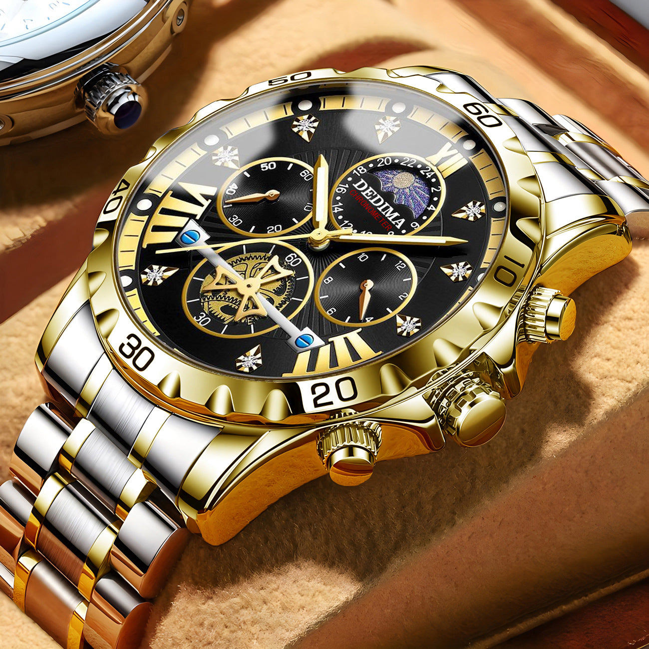 Business Luminous Waterproof Flywheel Quartz Watch - Zentrova