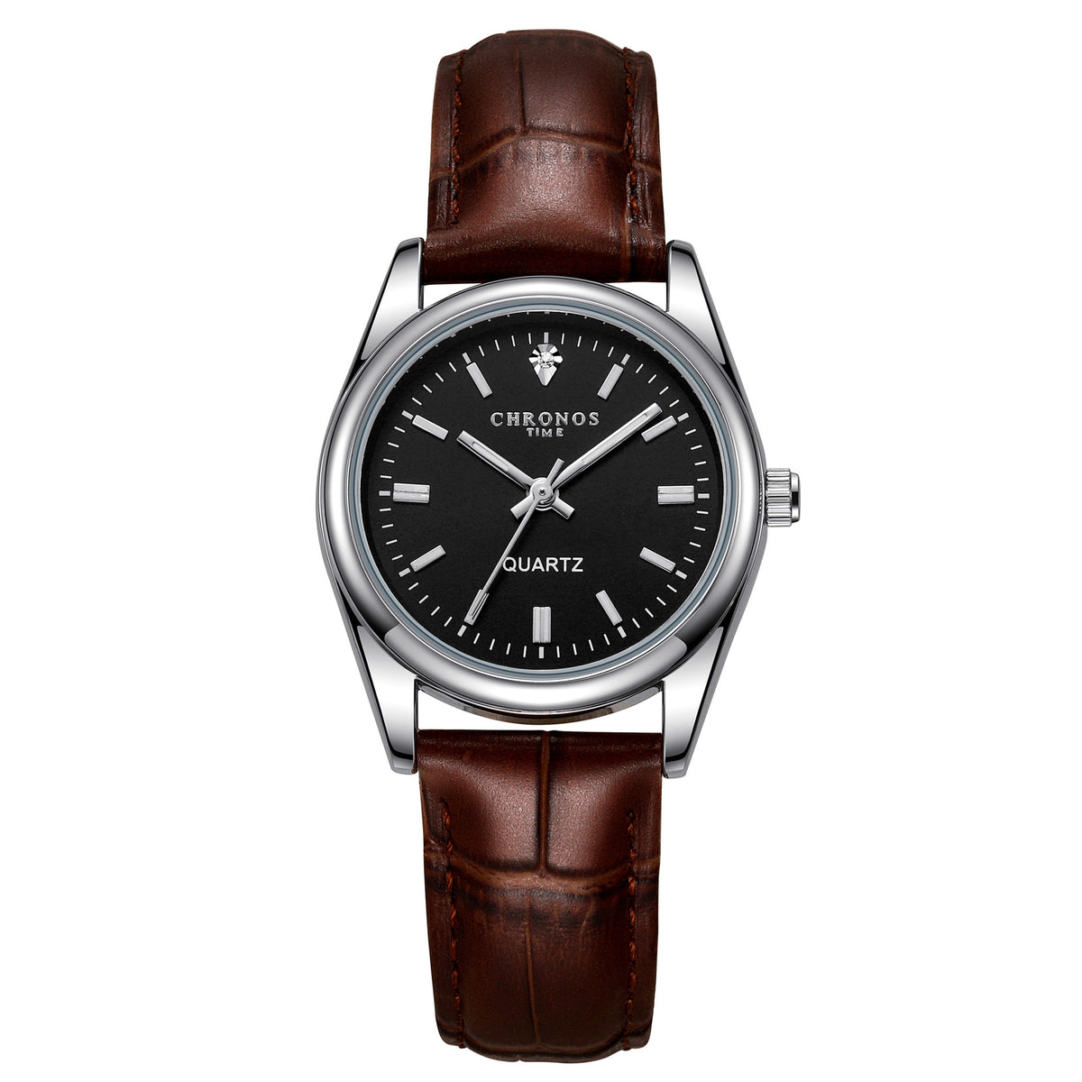 Womens Fashion Wristwatch With A Genuine Leather Strap And Luminous Quartz Movement - Zentrova