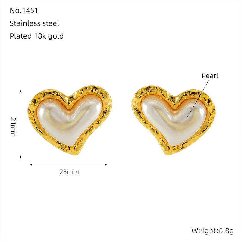 Love Butterfly Multi-layer Line Irregular Ear Studs - Zentrova