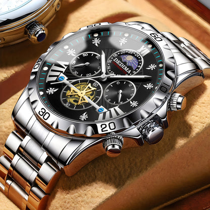 Business Luminous Waterproof Flywheel Quartz Watch - Zentrova