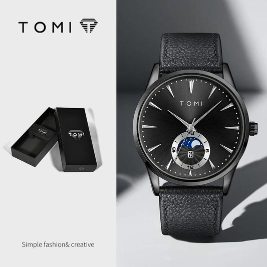 Korean-style Fashionable Round Watch For Men And Women, Simple And Casual - Zentrova
