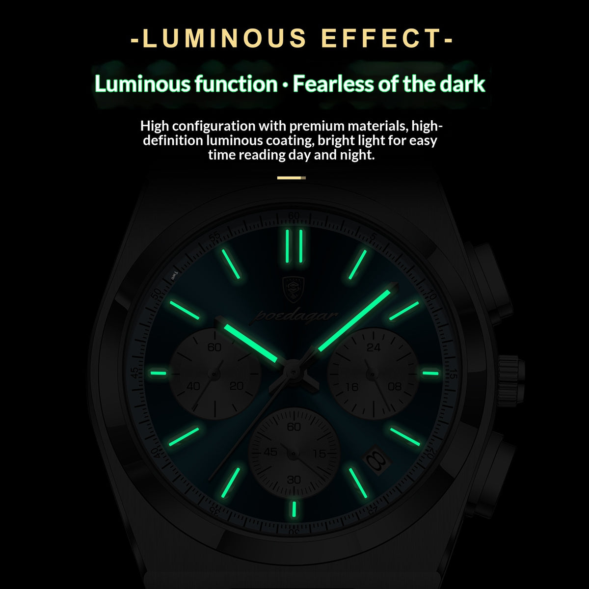 Mens Waterproof Multifunctional Luminous Ultra-thin Watch - Zentrova