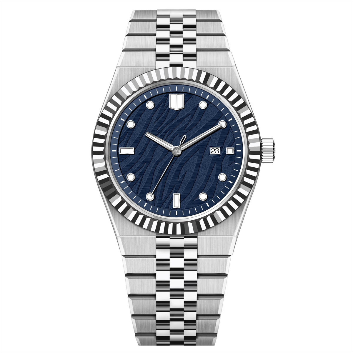 High-End Business Steel-Strap Mens Quartz Watch - Zentrova