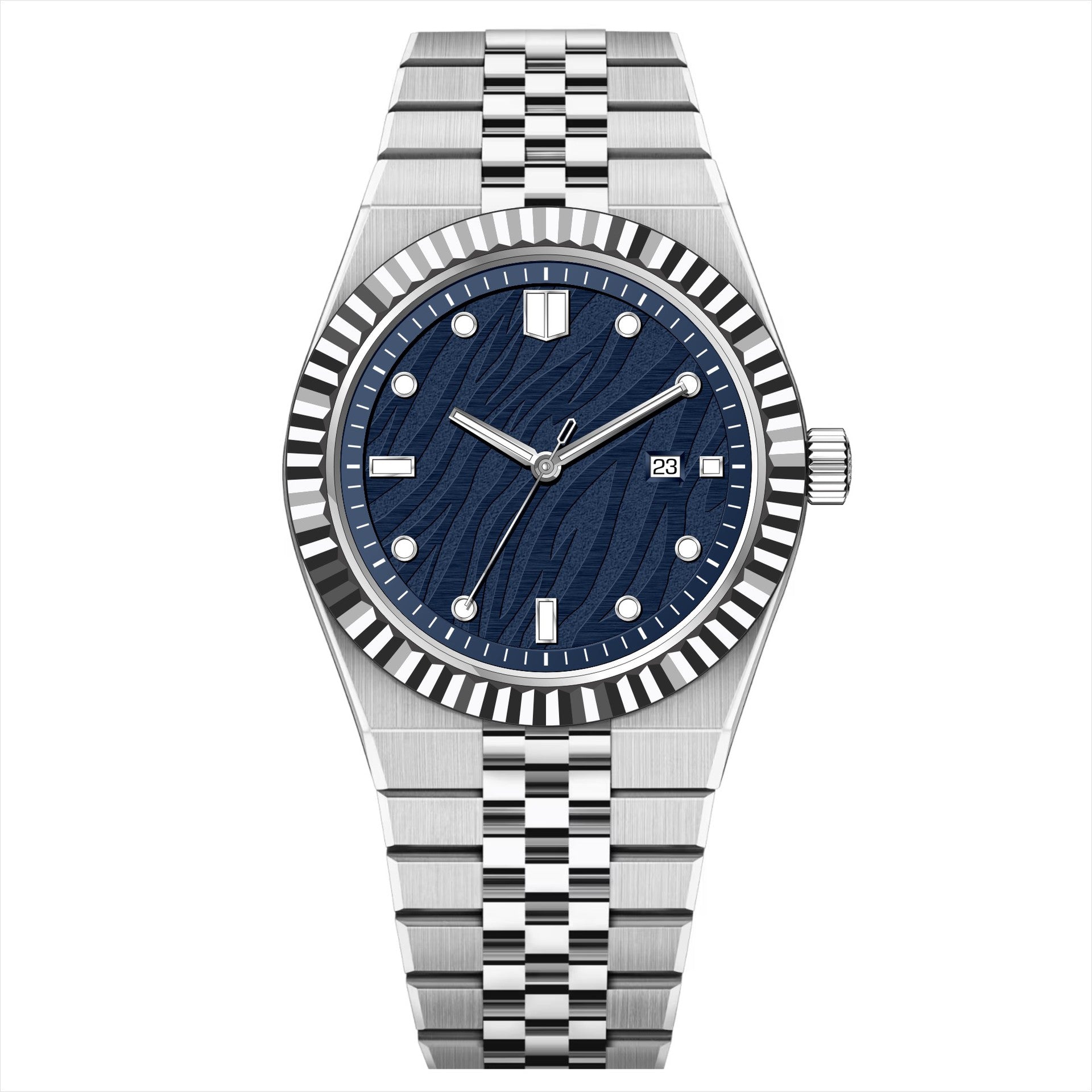 High-End Business Steel-Strap Mens Quartz Watch - Zentrova