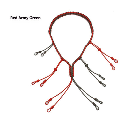 Outdoor Tactics Equipment Parachute Cord Collar Whistle Lanyard - Zentrova