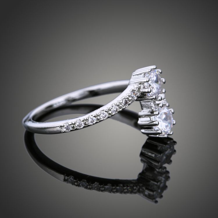 Foreign trade explosion hand ornament, European and American luxury, high-grade, zircon ring speed selling eBay wedding engagement ring - Zentrova