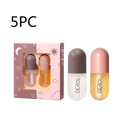 Day Night Instant Volume Lip Plumper Oil Clear Lasting Nourishing Repairing Reduce Lip Fine Line Care Lip Beauty Cosmetic - Zentrova