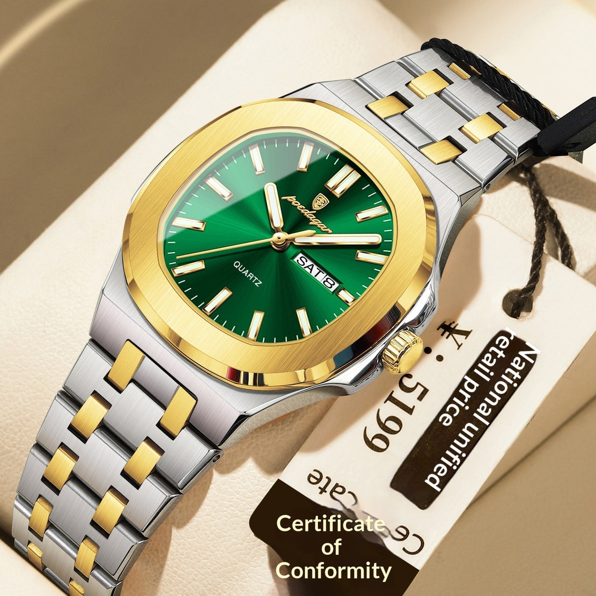 Ultra-thin Watch With Waterproof And Luminous Features - Zentrova