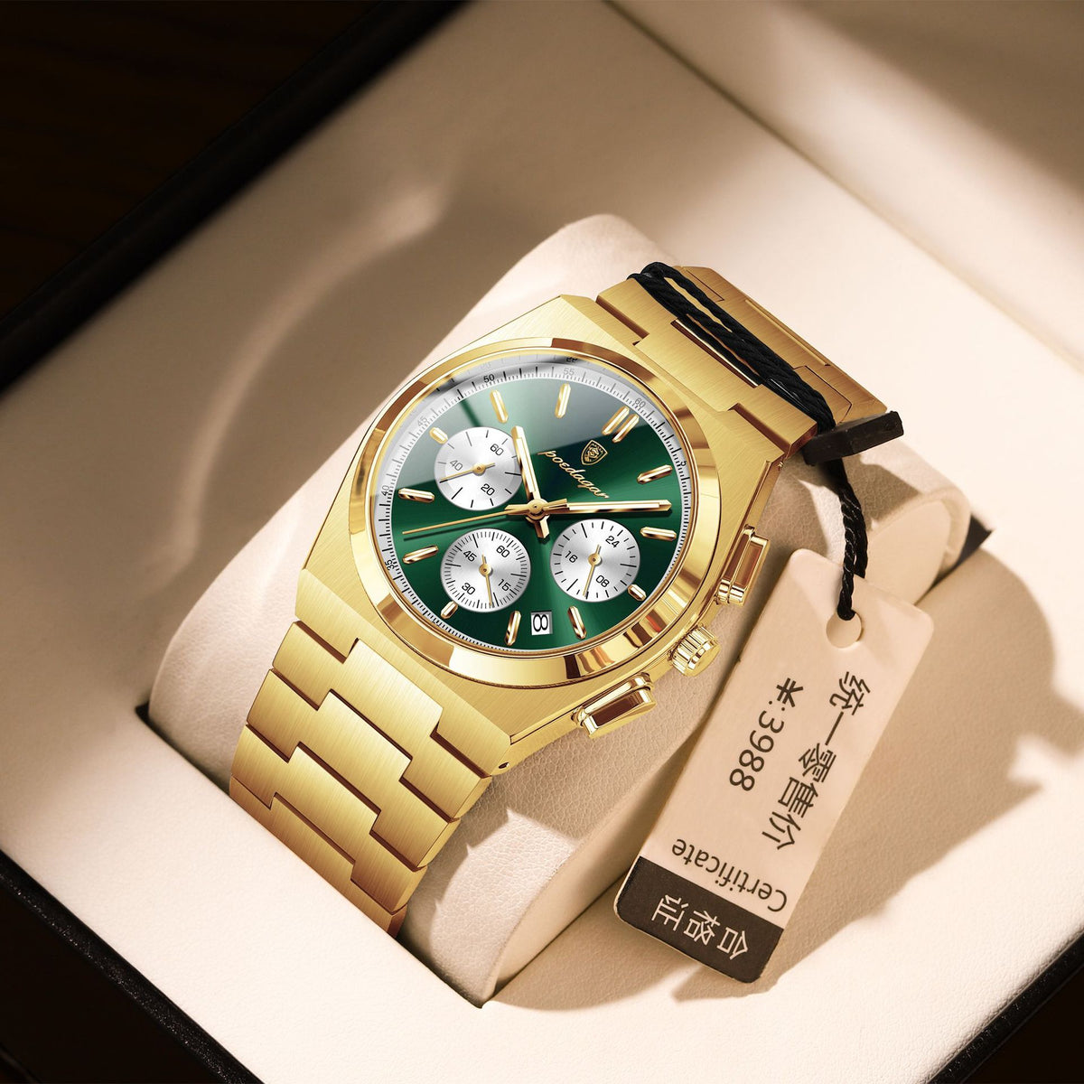 Mens Waterproof Multifunctional Luminous Ultra-thin Watch - Zentrova