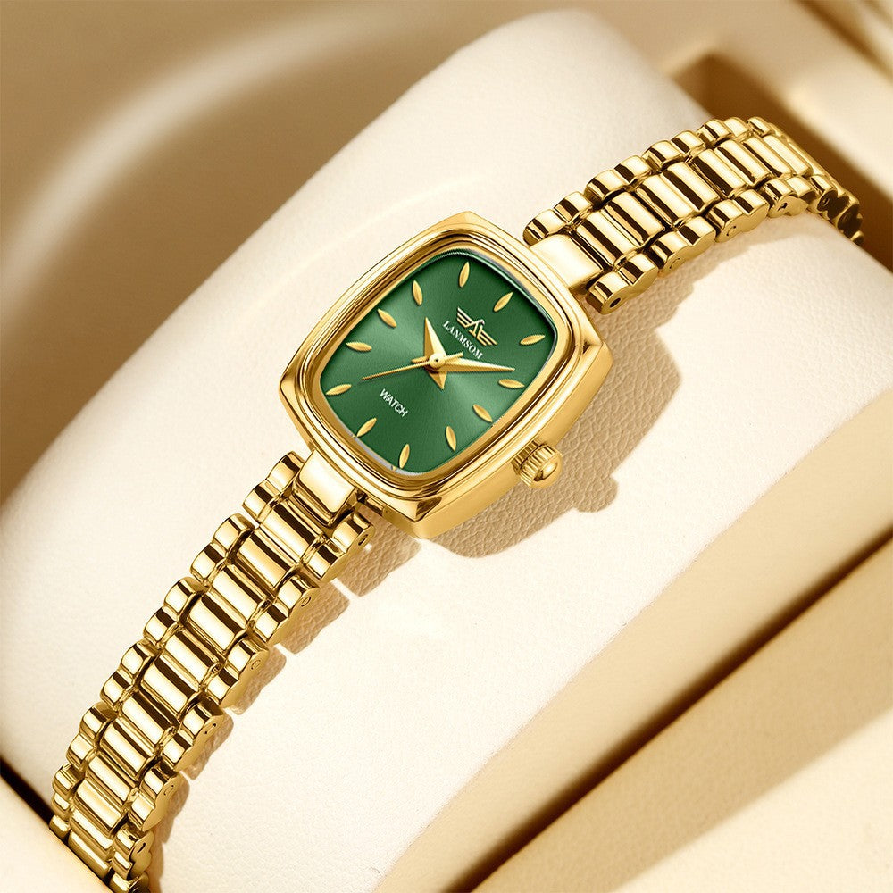 Niche Vintage Petite Gold Watch For Women - Zentrova
