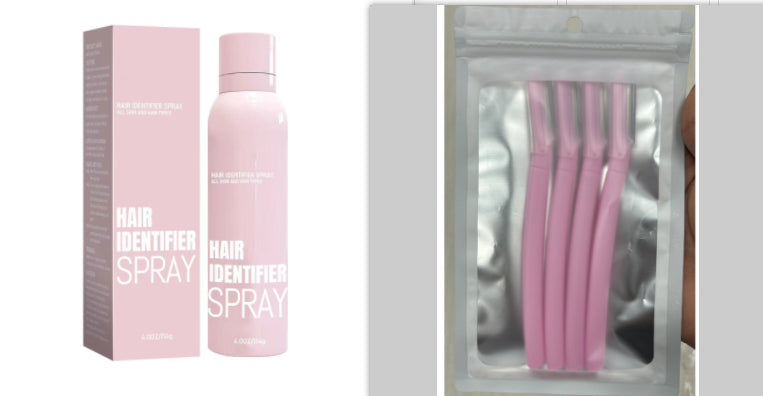 Hair Identifier Spray Set For Face Shaving Moisturizing Dermaplaner Spray For Face Shaving Skin Care - Zentrova