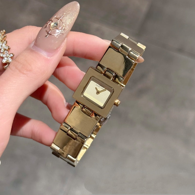 Small Square Watch Light Luxury Niche Fashionable Minimalis For Women - Zentrova