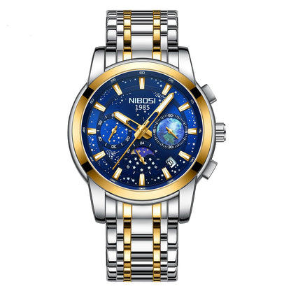 Steel Belt Men's Business Quartz Watch - Zentrova