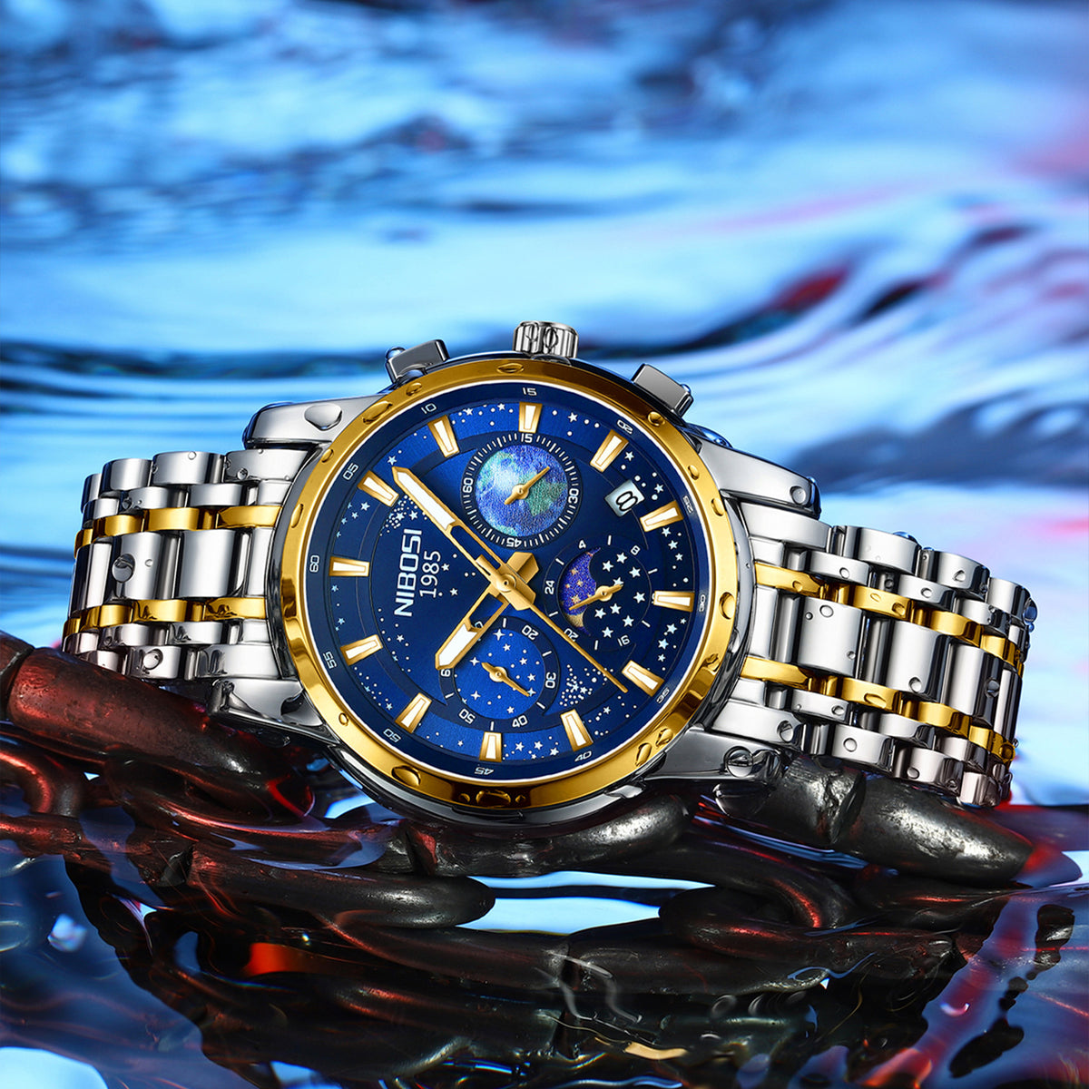 Steel Belt Men's Business Quartz Watch - Zentrova