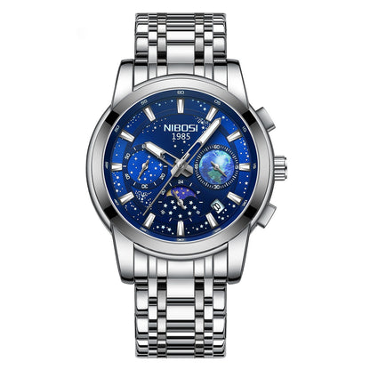 Steel Belt Men's Business Quartz Watch - Zentrova