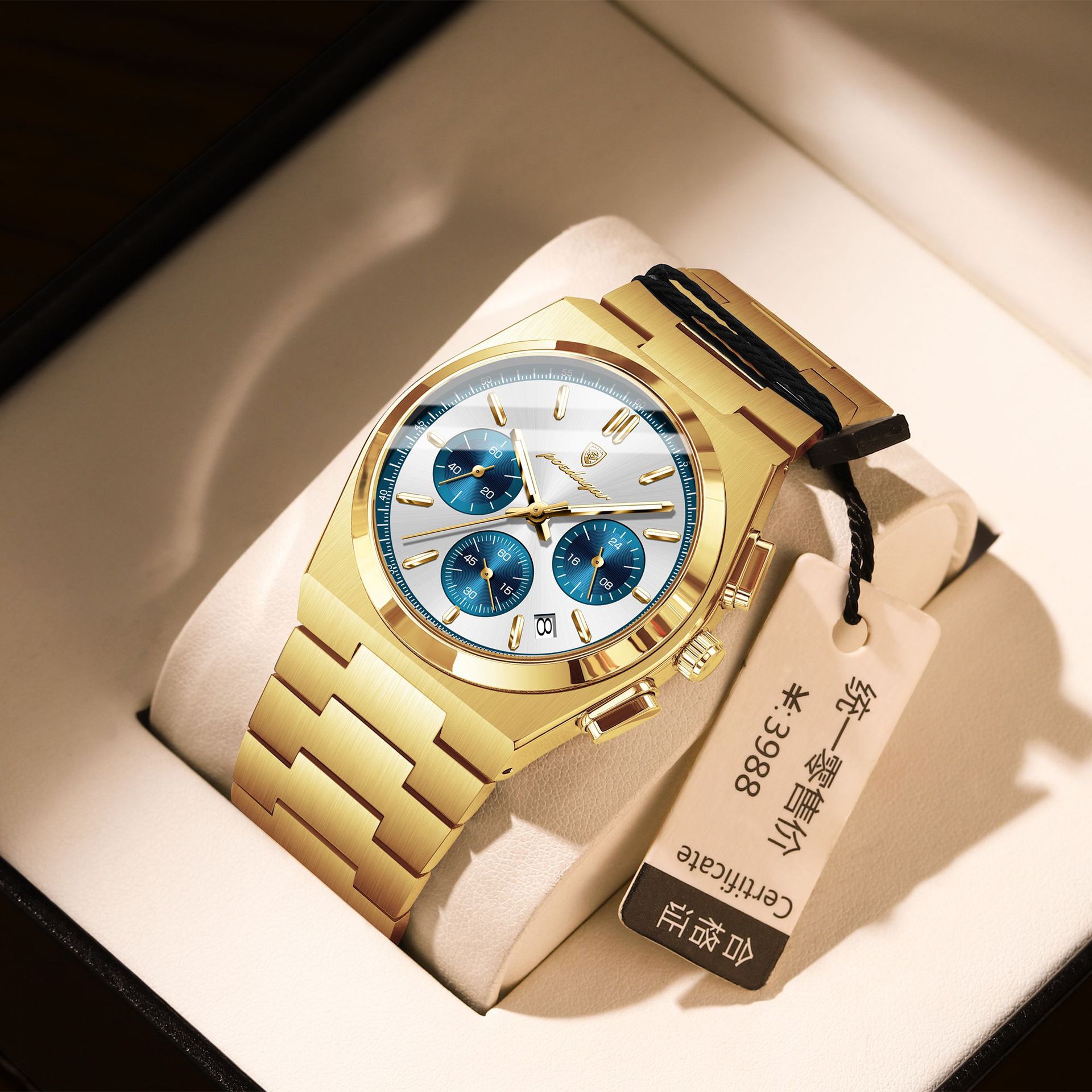 Mens Waterproof Multifunctional Luminous Ultra-thin Watch - Zentrova