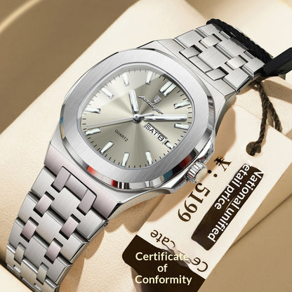Ultra-thin Watch With Waterproof And Luminous Features - Zentrova