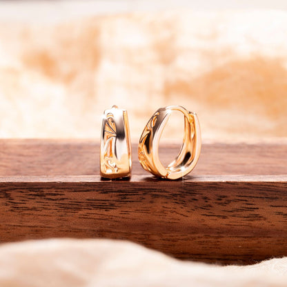 Personalized Simple Hollow Carved Women's Earrings - Zentrova