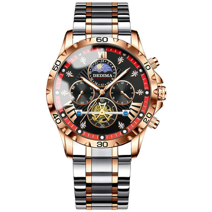 Business Luminous Waterproof Flywheel Quartz Watch - Zentrova