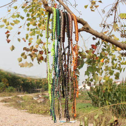 Outdoor Tactics Equipment Parachute Cord Collar Whistle Lanyard - Zentrova