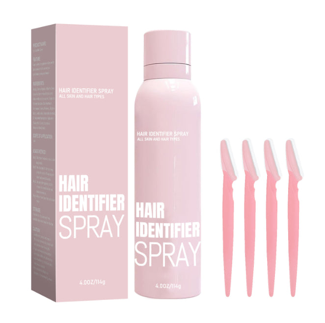 Hair Identifier Spray Set For Face Shaving Moisturizing Dermaplaner Spray For Face Shaving Skin Care - Zentrova