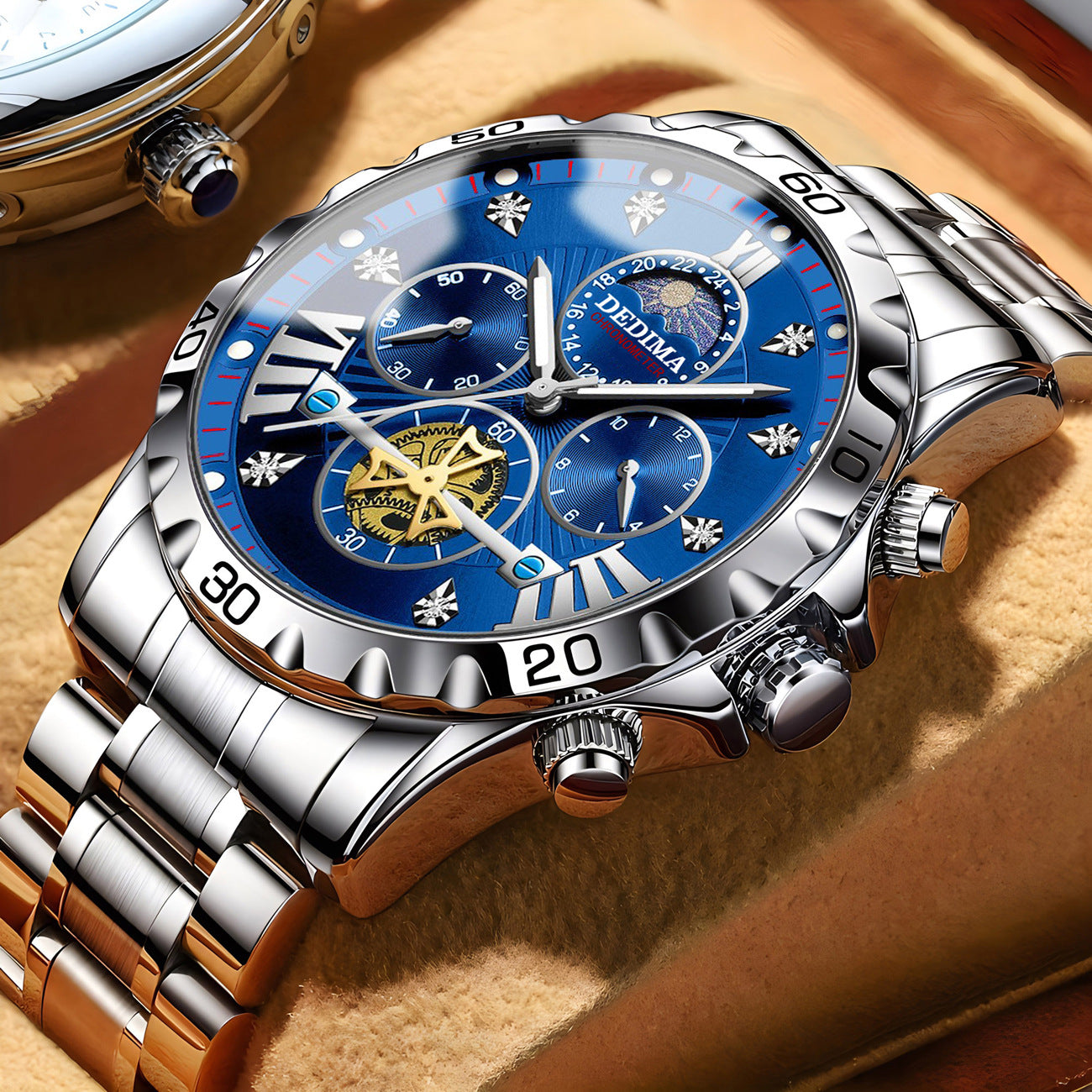 Business Luminous Waterproof Flywheel Quartz Watch - Zentrova