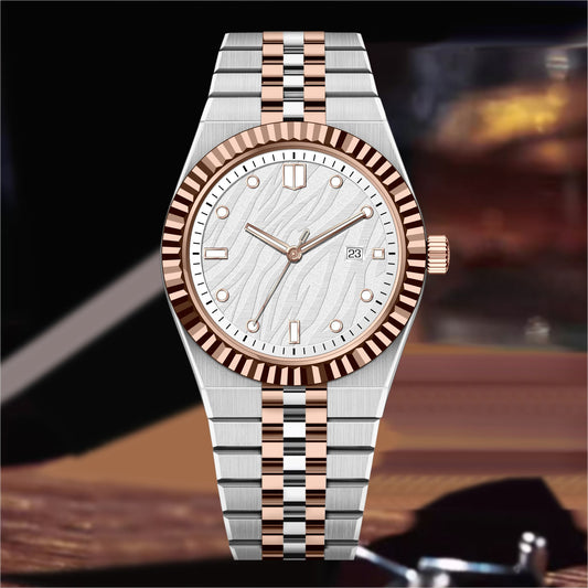 High-End Business Steel-Strap Mens Quartz Watch - Zentrova