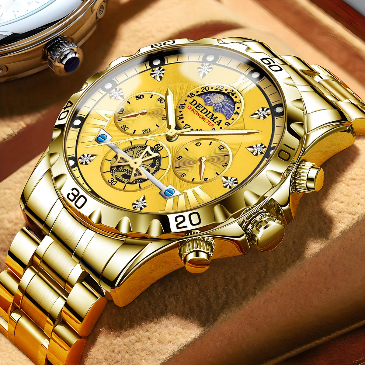 Business Luminous Waterproof Flywheel Quartz Watch - Zentrova