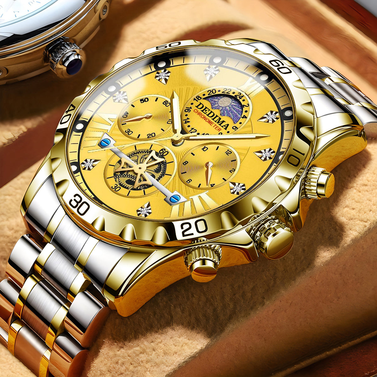 Business Luminous Waterproof Flywheel Quartz Watch - Zentrova